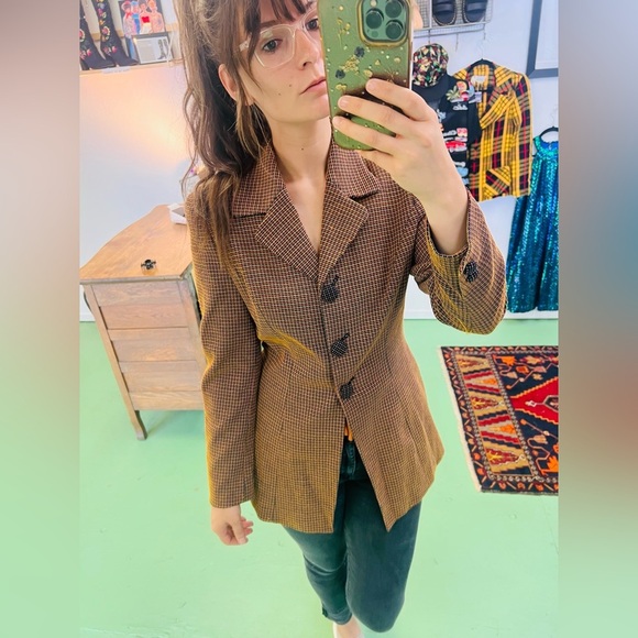 Vintage Esther Old Money Academia Funky Quiet Luxury Blazer 38 - Picture 2 of 16